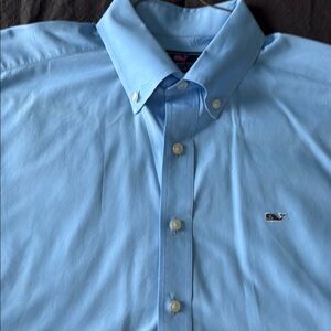 Vineyard Vines Blue Dress Shirt Classic Style